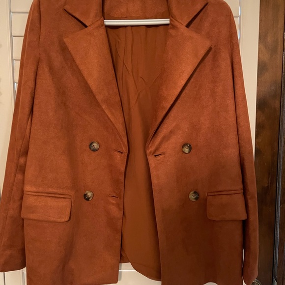 Suede Blazer - Picture 1 of 2